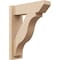Ekena Millwork 5 1/2-in W x 16-in D x 20-in H Funston Slat Rough Cedar Woodgrain TimberThane Outlooker, Primed Tan OUTUR055X16X20FST24RCPR - alternate 1